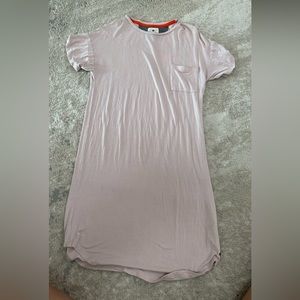 Pink Sperry tshirt dress, cute with a pair of wedges super comfy